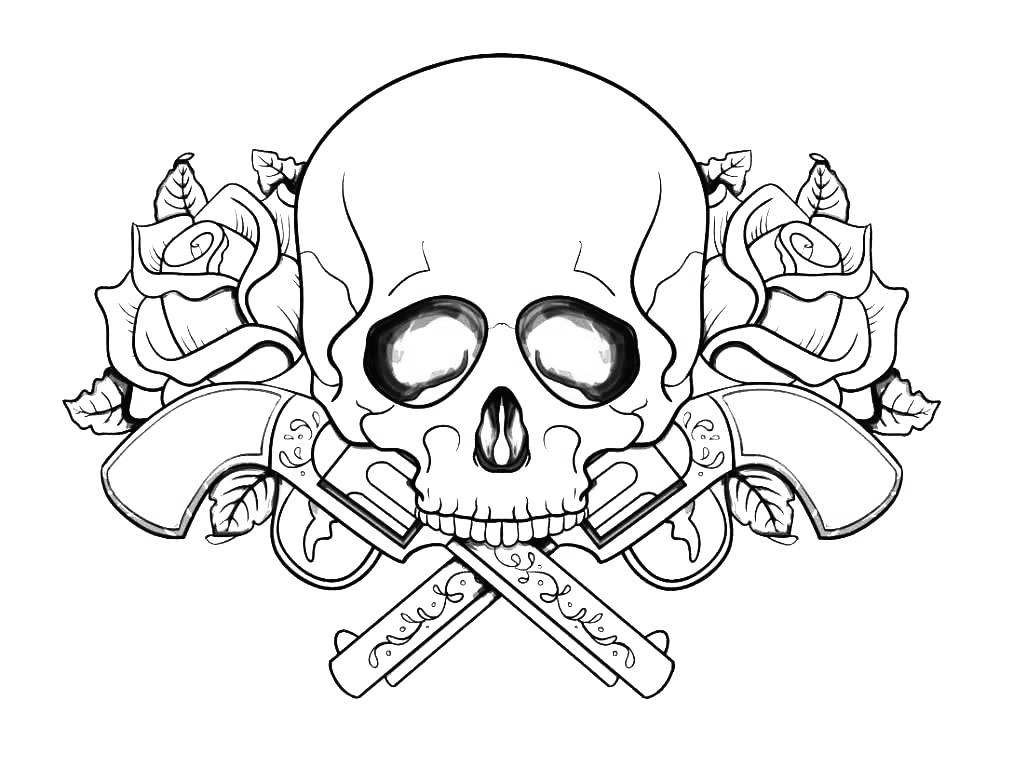 skull coloring pages for adults  best coloring pages for kids