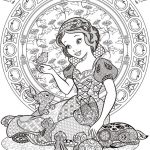 Snow White Disney Coloring Pages for Adults