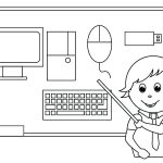 Teaching Computers Coloring Pages