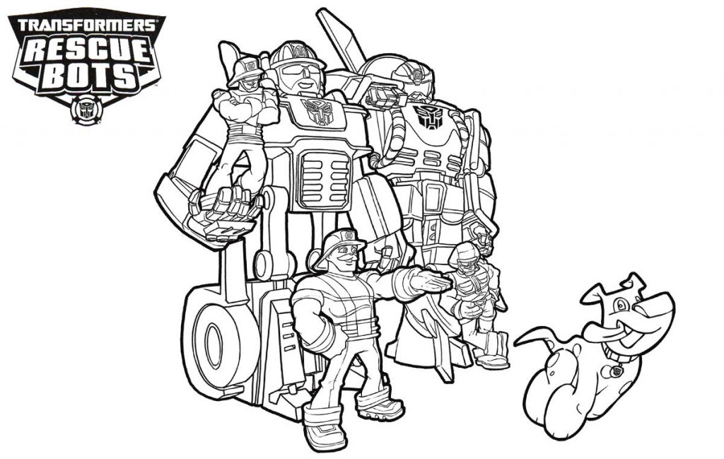 Transformers Rescue Bots Coloring Pages
