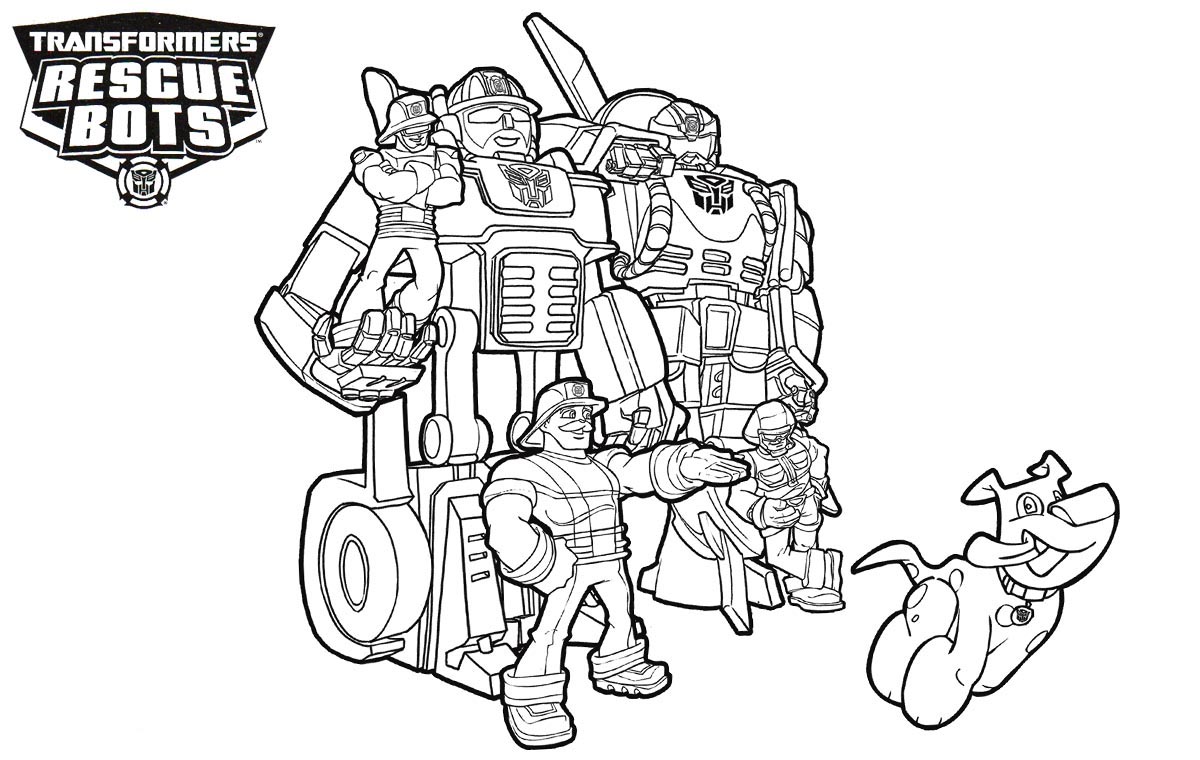 Rescue Bots Coloring Pages.