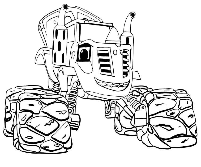 Blaze and the Monster Machines Coloring Pages - Best Coloring Pages For