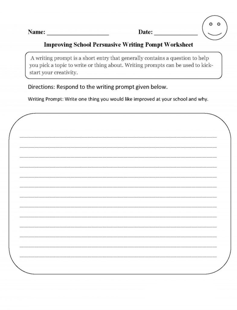 3rd Grade Printable Writing Worksheet