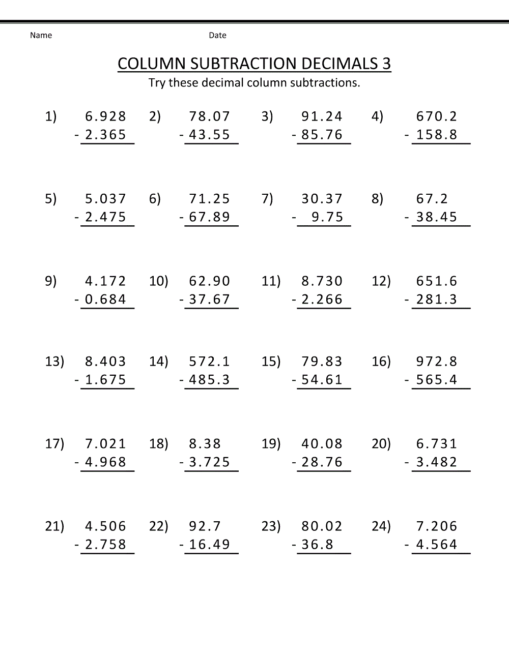 math homework for 4th graders