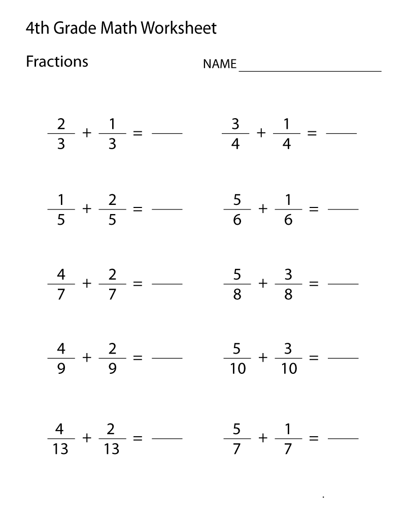 4th grade math worksheets best coloring pages for kids