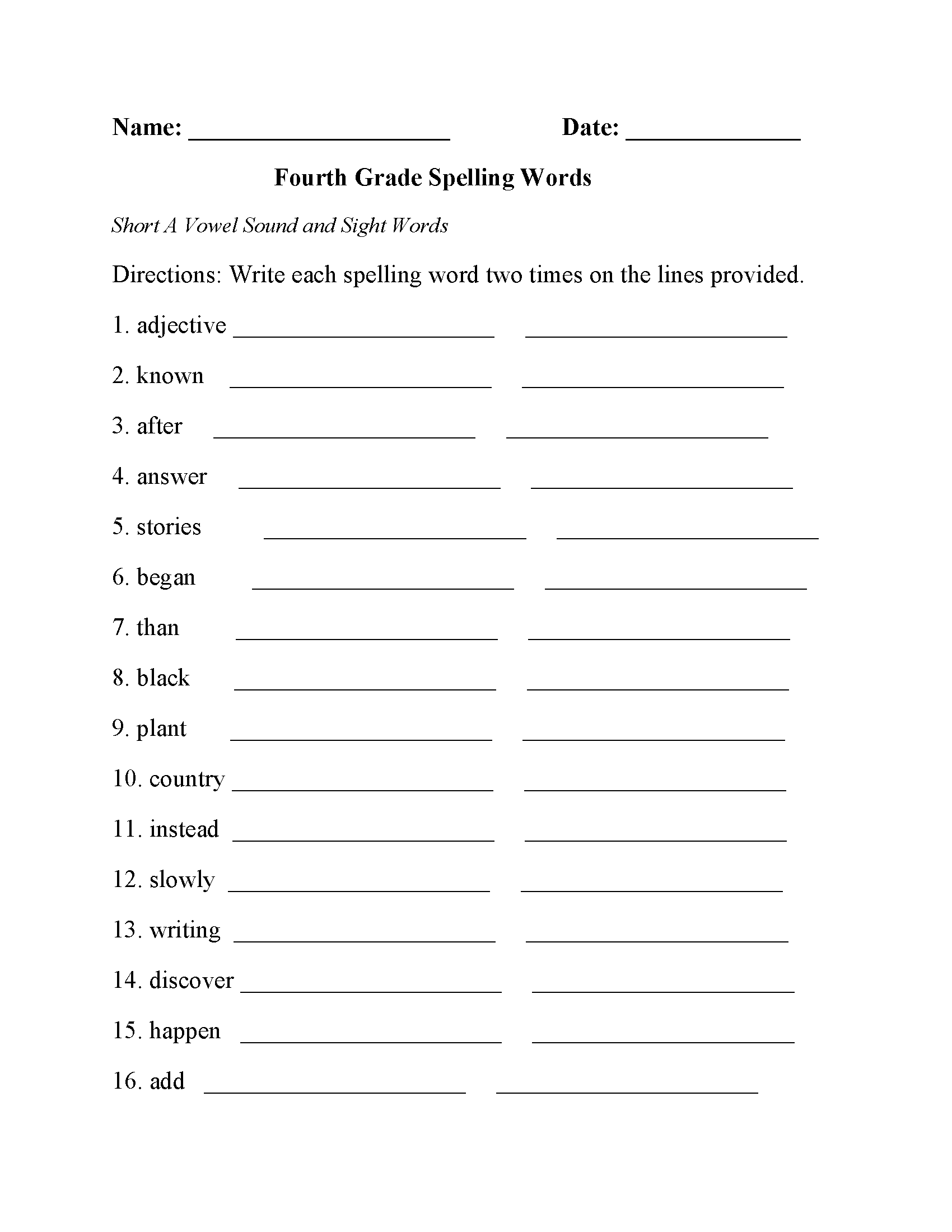 4th grade worksheets best coloring pages for kids