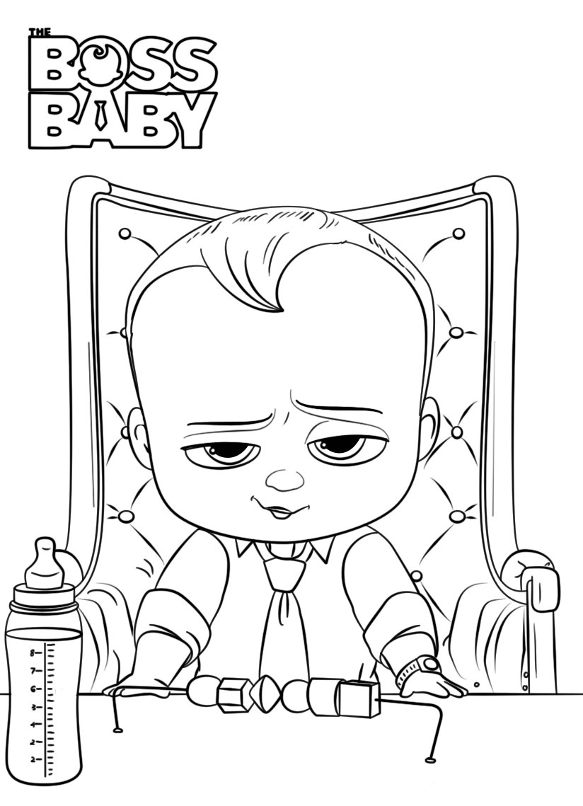 Boss Baby Coloring Pages - Best Coloring Pages For Kids