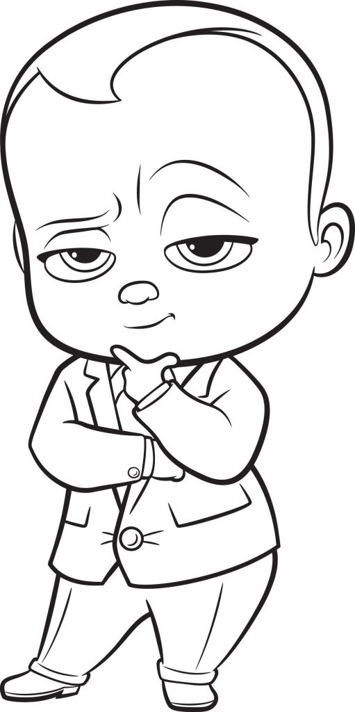 Boss Baby Coloring Pages