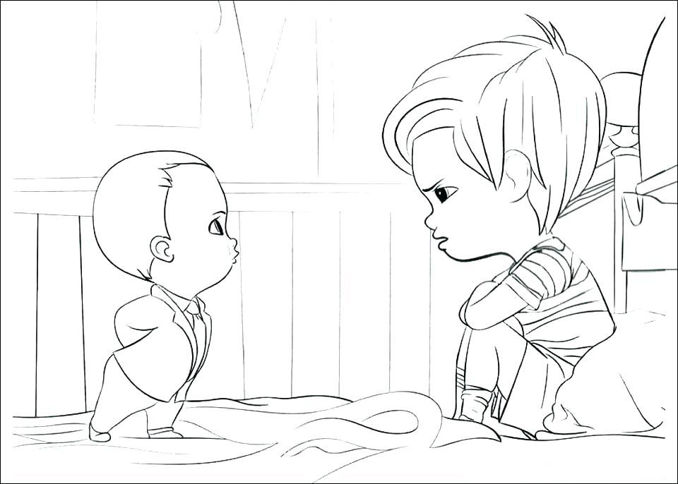 Boss Baby Movie Coloring Pages