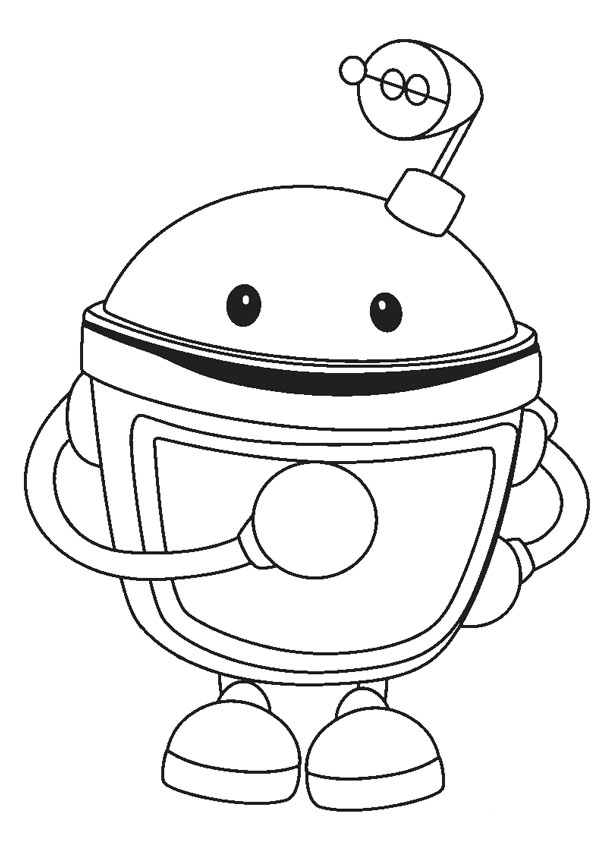 Team Umizoomi Bot Coloring Pages 9