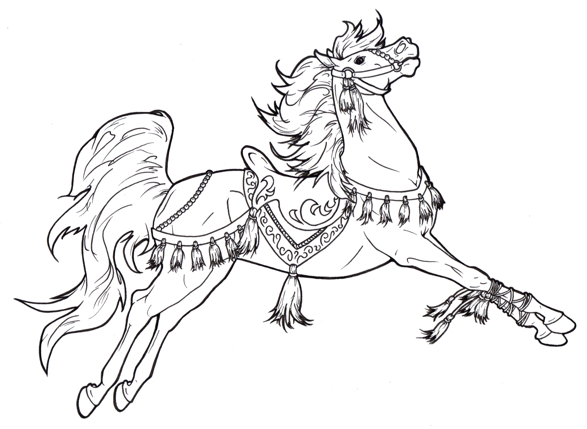 Horse Coloring Pages for Adults - Best Coloring Pages For Kids