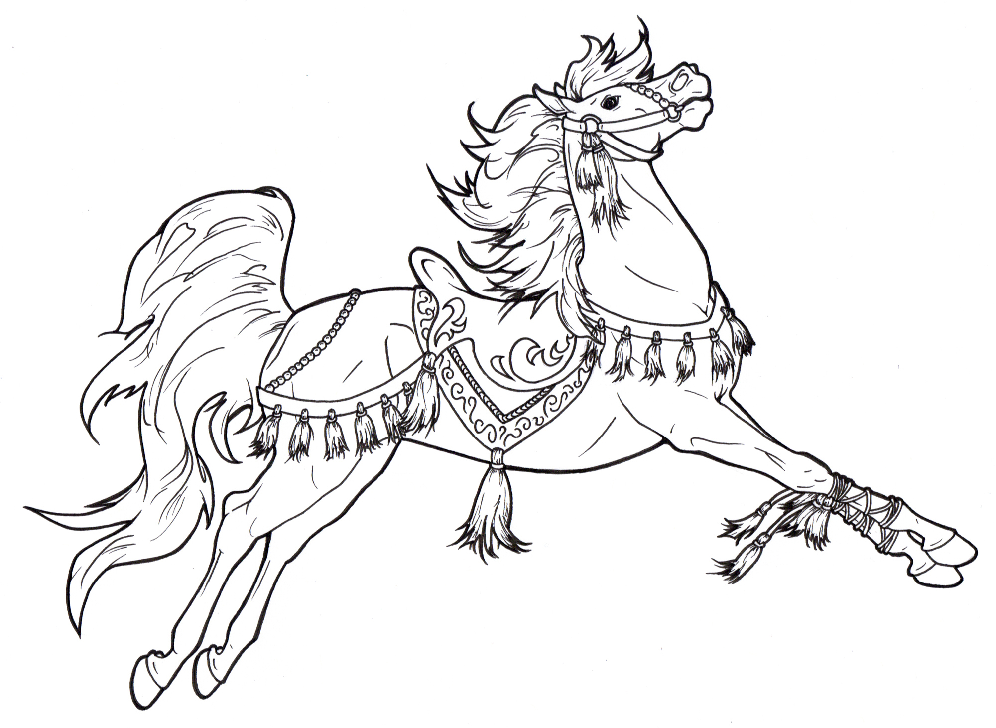 Horse Coloring Pages For Adults Best Coloring Pages For Kids