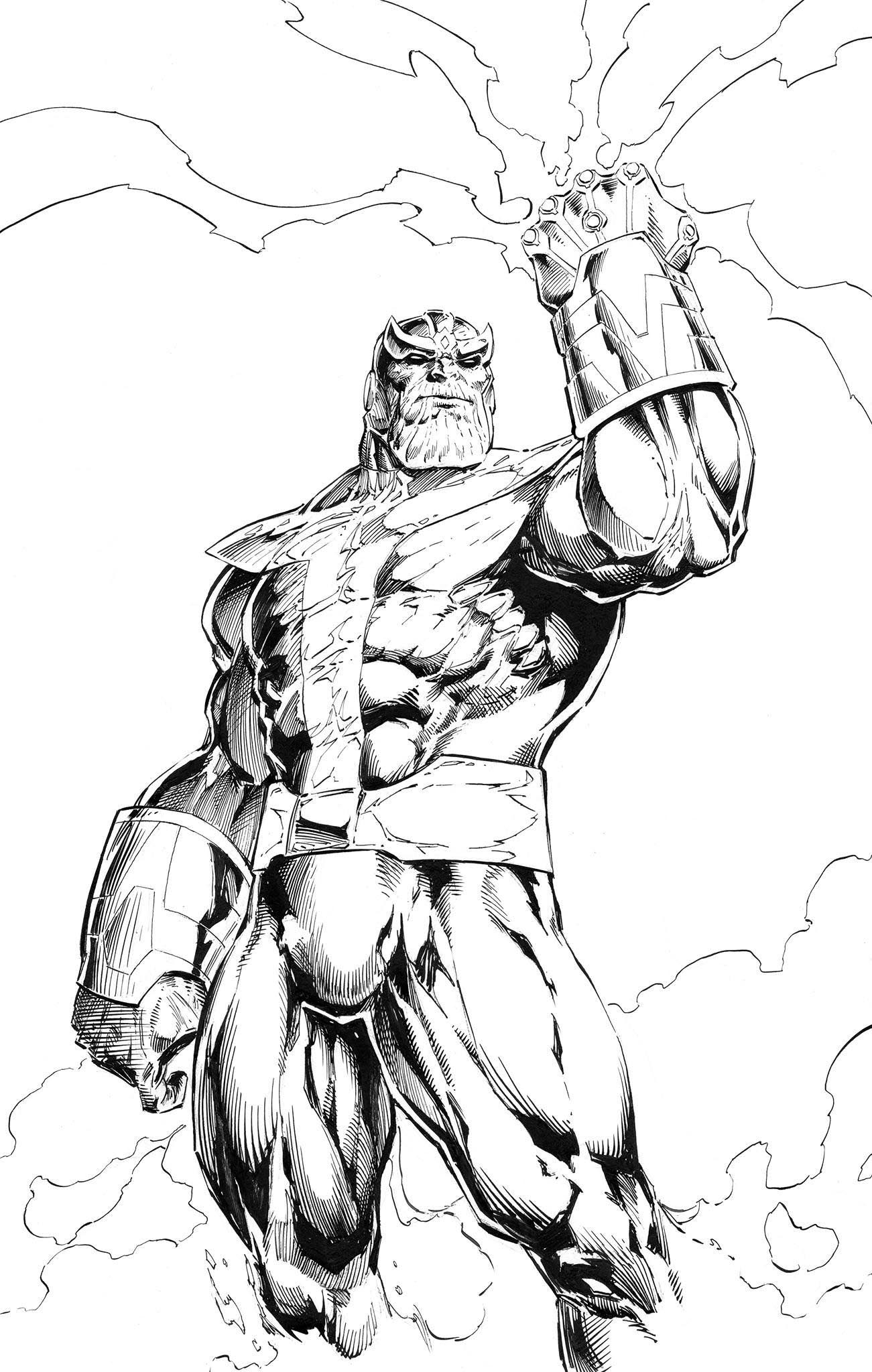 Thanos Coloring Pages - Best Coloring Pages For Kids