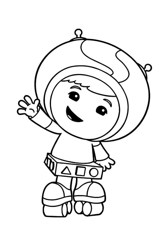 Cute Team Umizoomi Coloring Pages