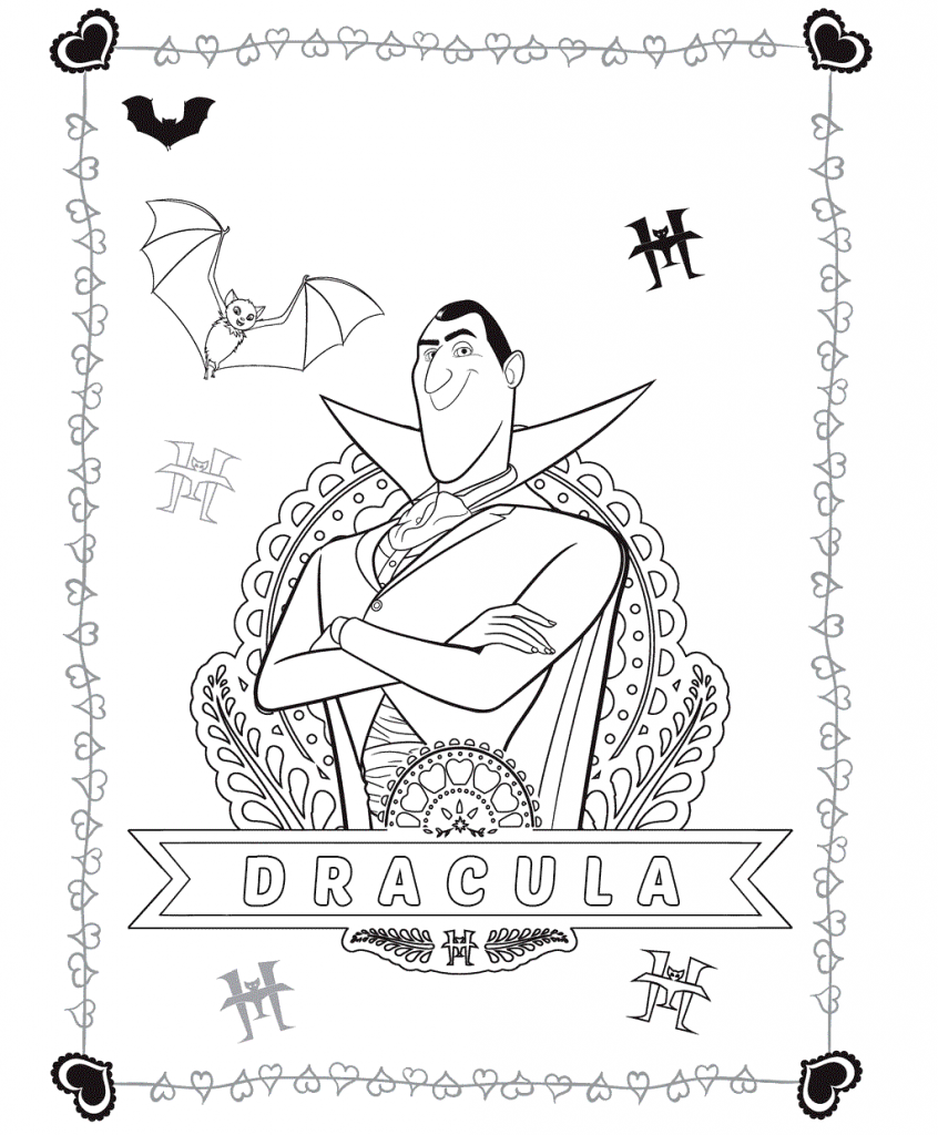 Hotel Transylvania Coloring Pages Best Coloring Pages For Kids