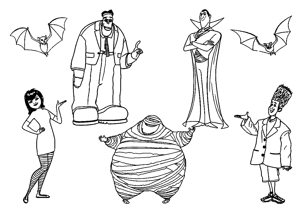 Hotel Transylvania Coloring Pages Best Coloring Pages For Kids
