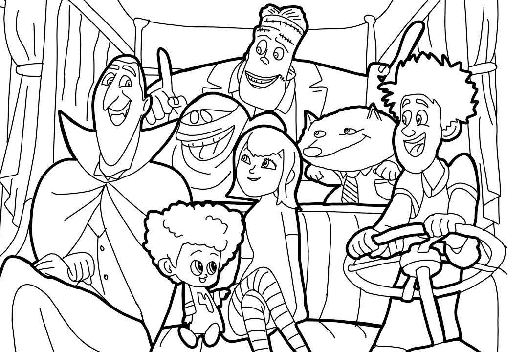 Hotel Transylvania Coloring Pages Best Coloring Pages For Kids