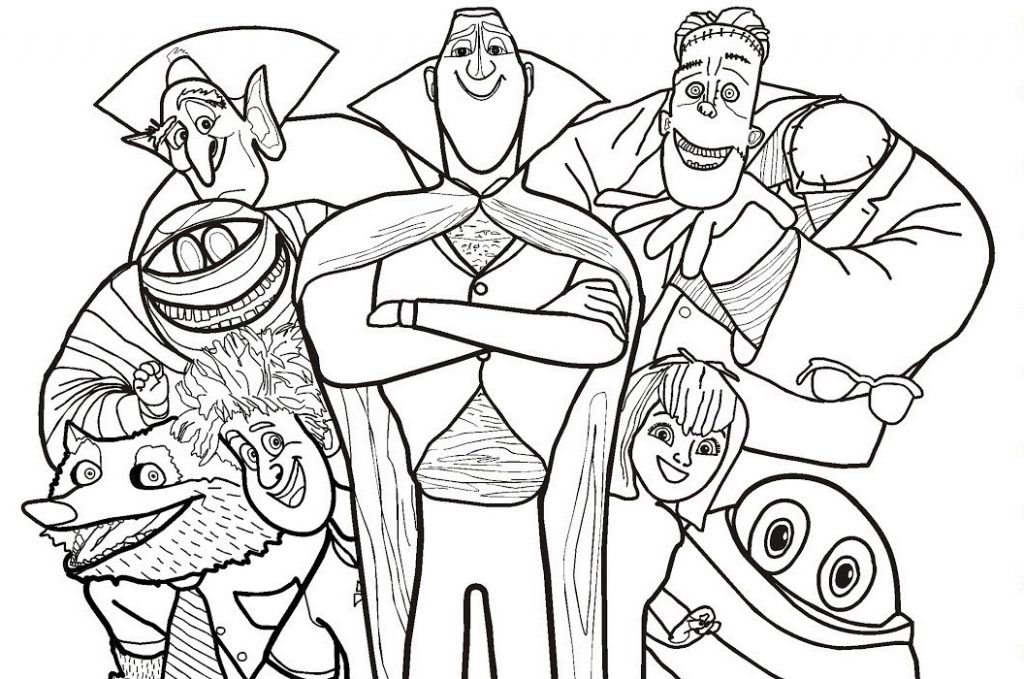 Hotel Transylvania Coloring Page