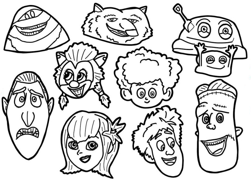 Hotel Transylvania Coloring Pages Best Coloring Pages For Kids