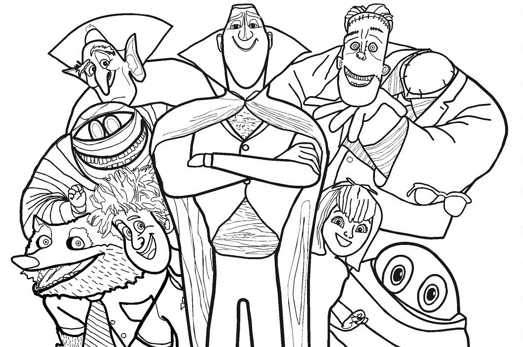Hotel Transylvania Coloring Pages Best Coloring Pages For Kids