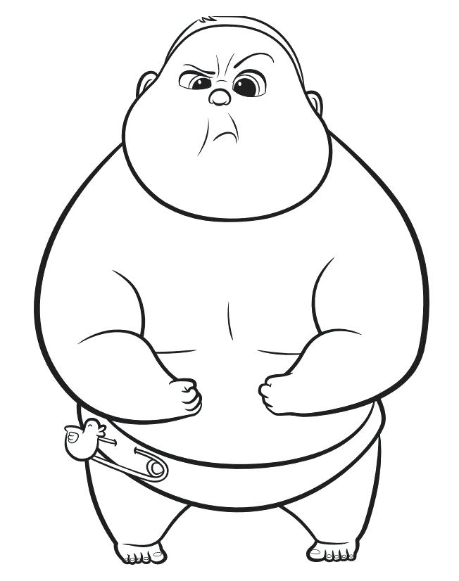 Jimbo Boss Baby Coloring Pages