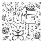 June Coloring Pages