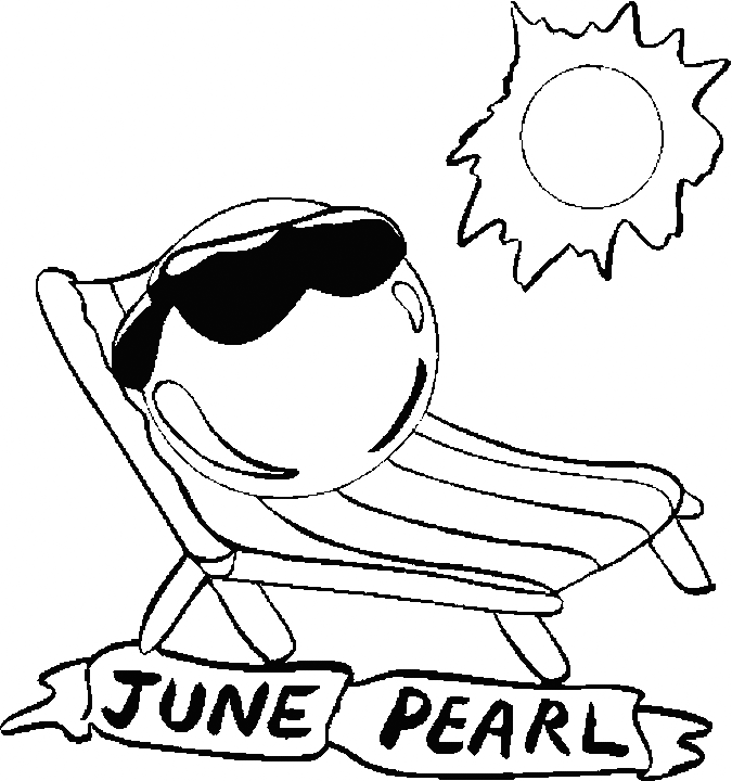 June Pearl Coloring Page