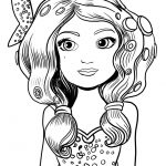 Mia Coloring Page - Mia and Me