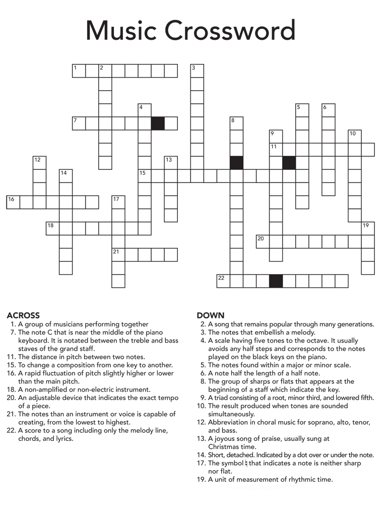 Download Crossword Puzzles for Adults - Best Coloring Pages For Kids