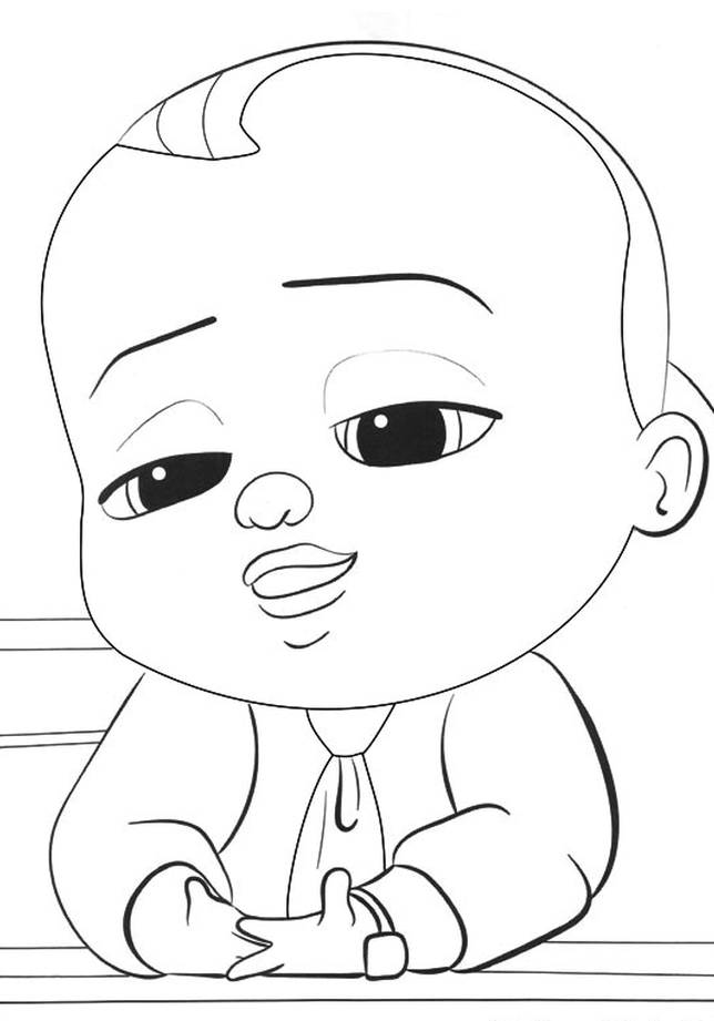 Print The Boss Baby Coloring Pages