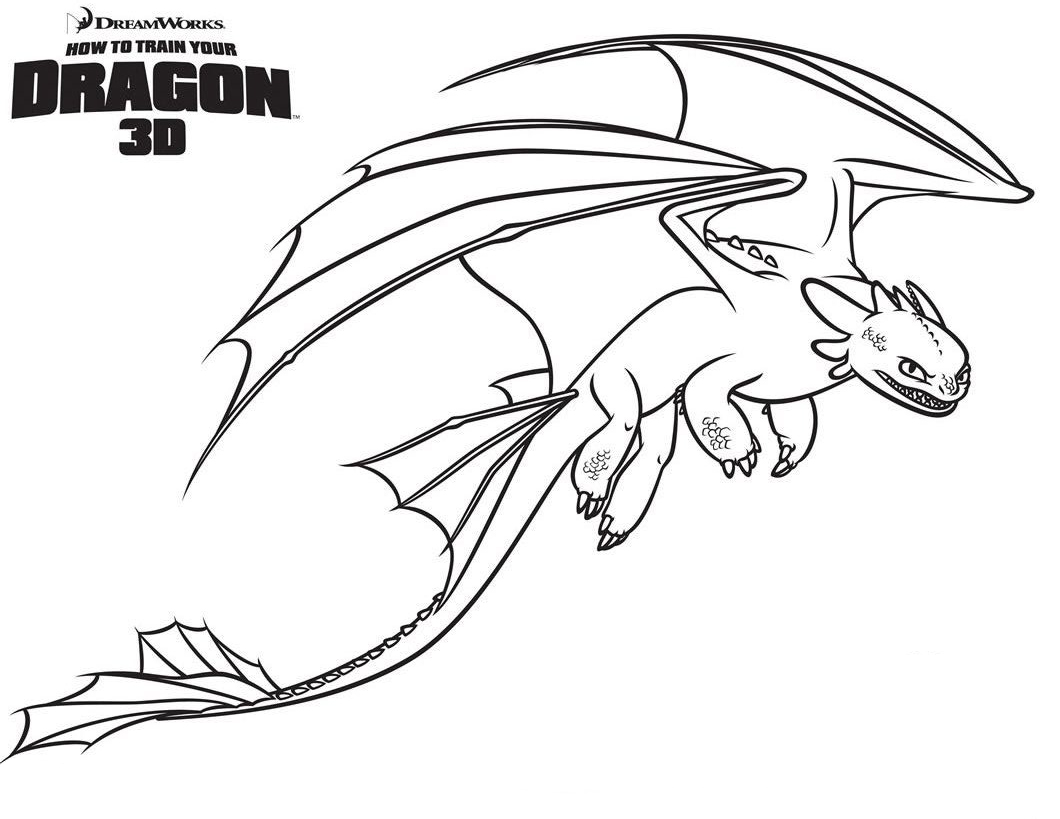 Toothless Coloring Pages - Best Coloring Pages For Kids