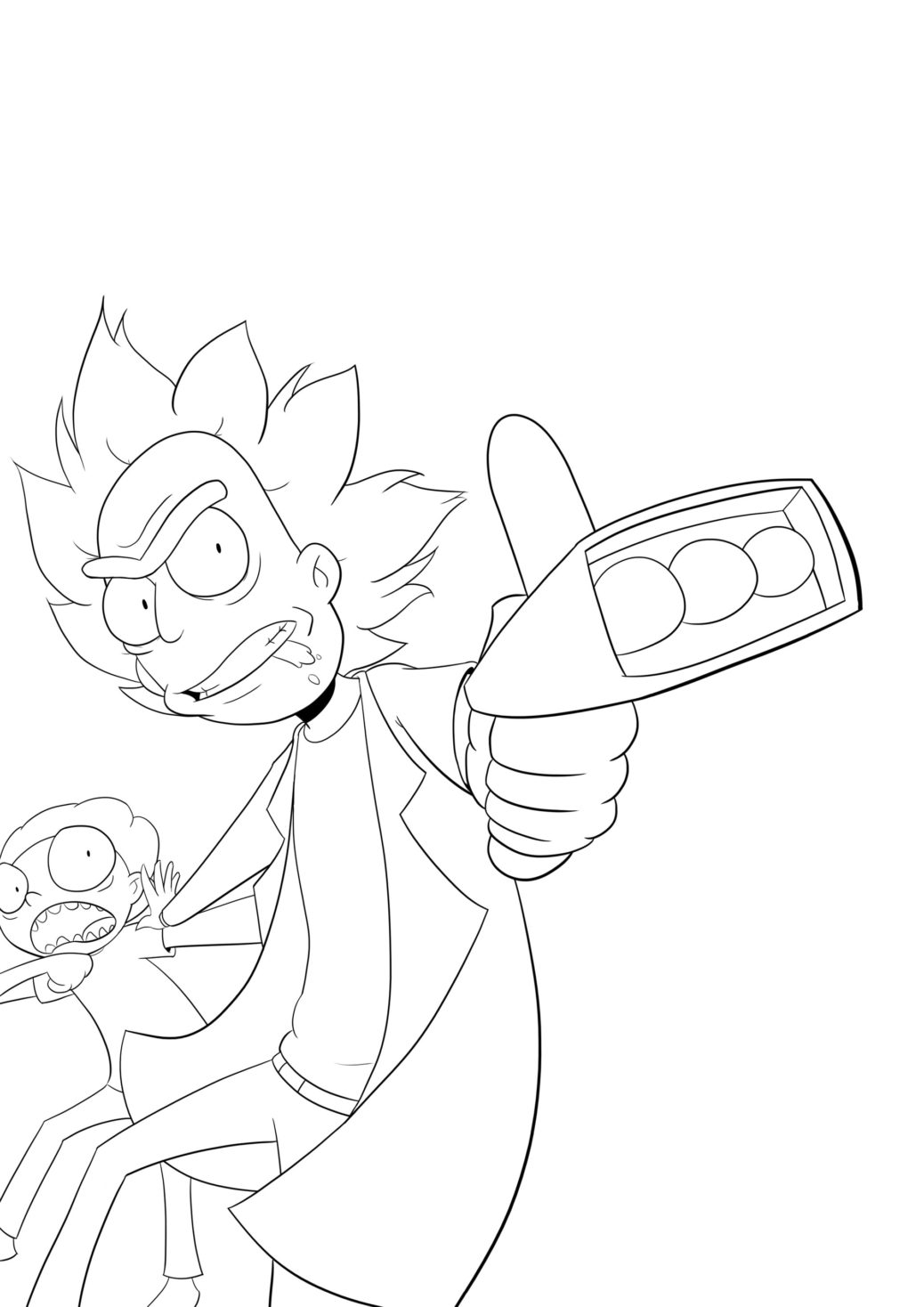 Aesthetic Rick And Morty Coloring Pages Click To Join Rick And Morty Fandom On Thefandome 