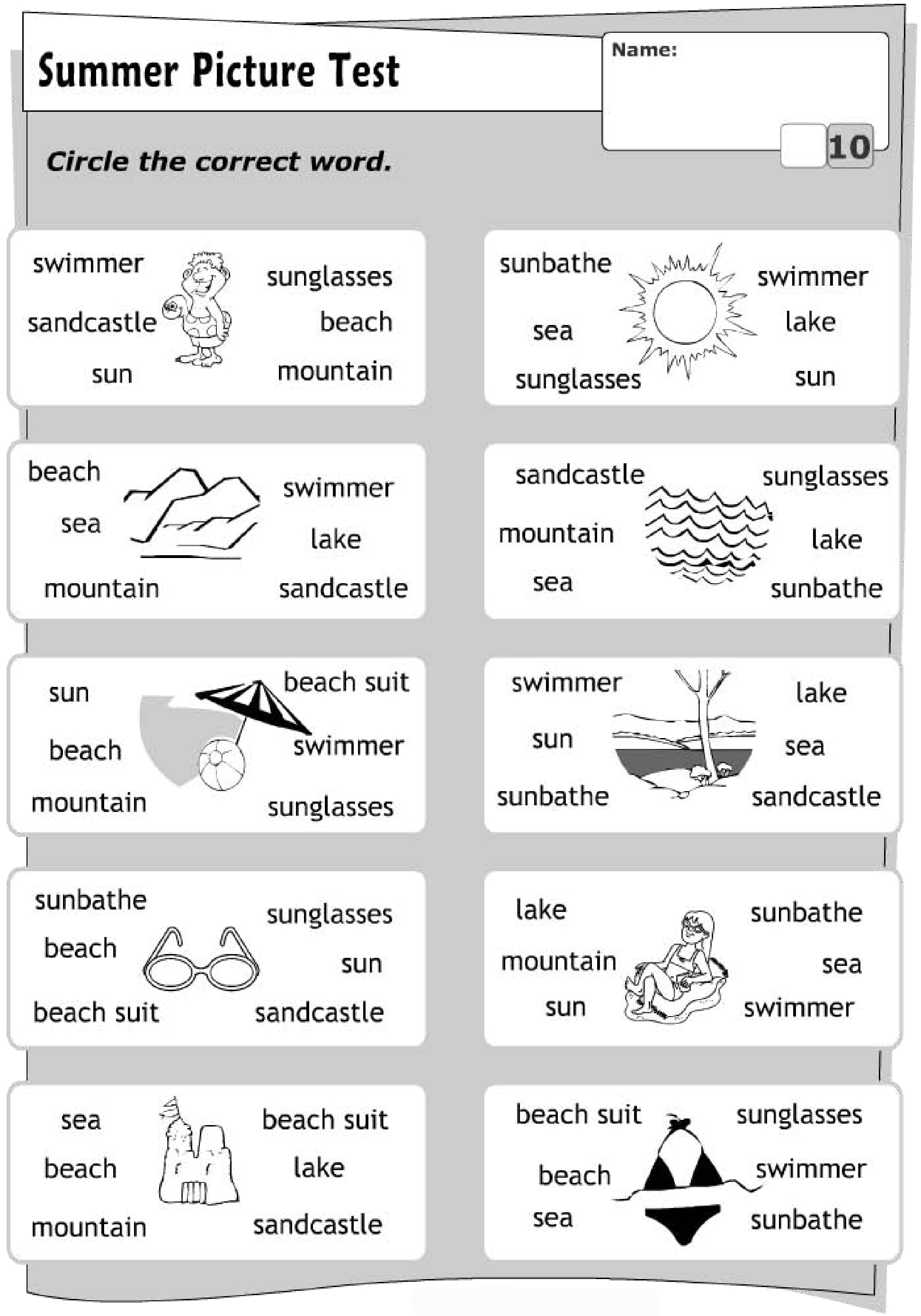 summer worksheets best coloring pages for kids