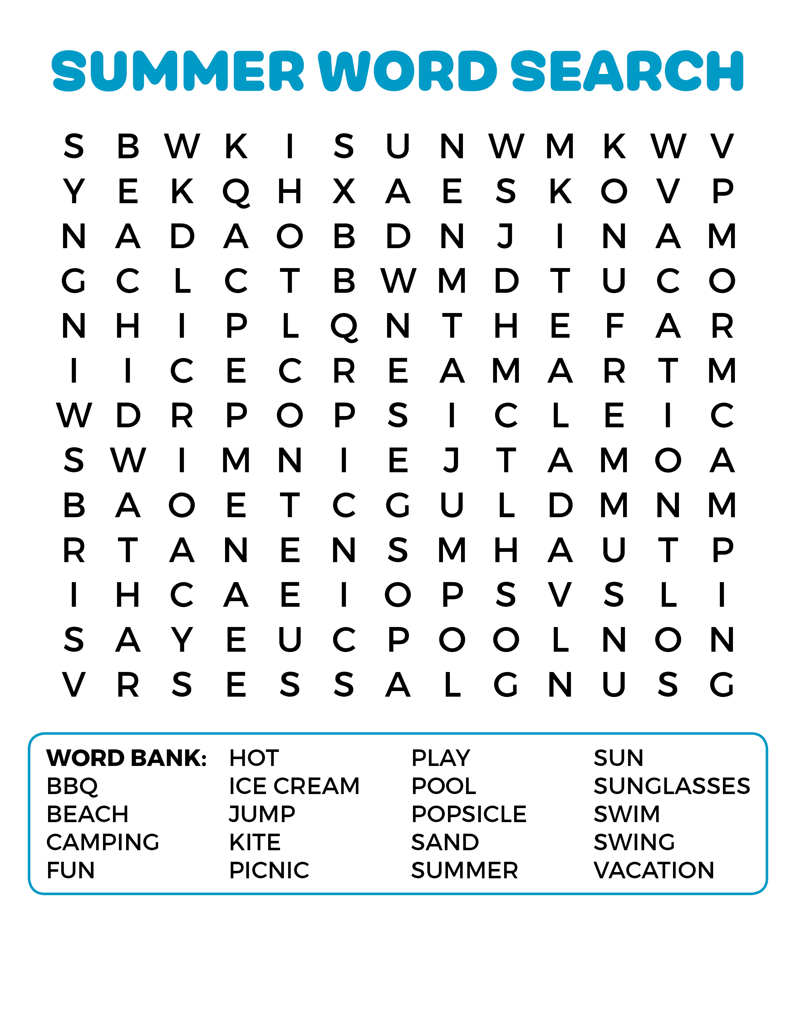 summer-word-searches-printable