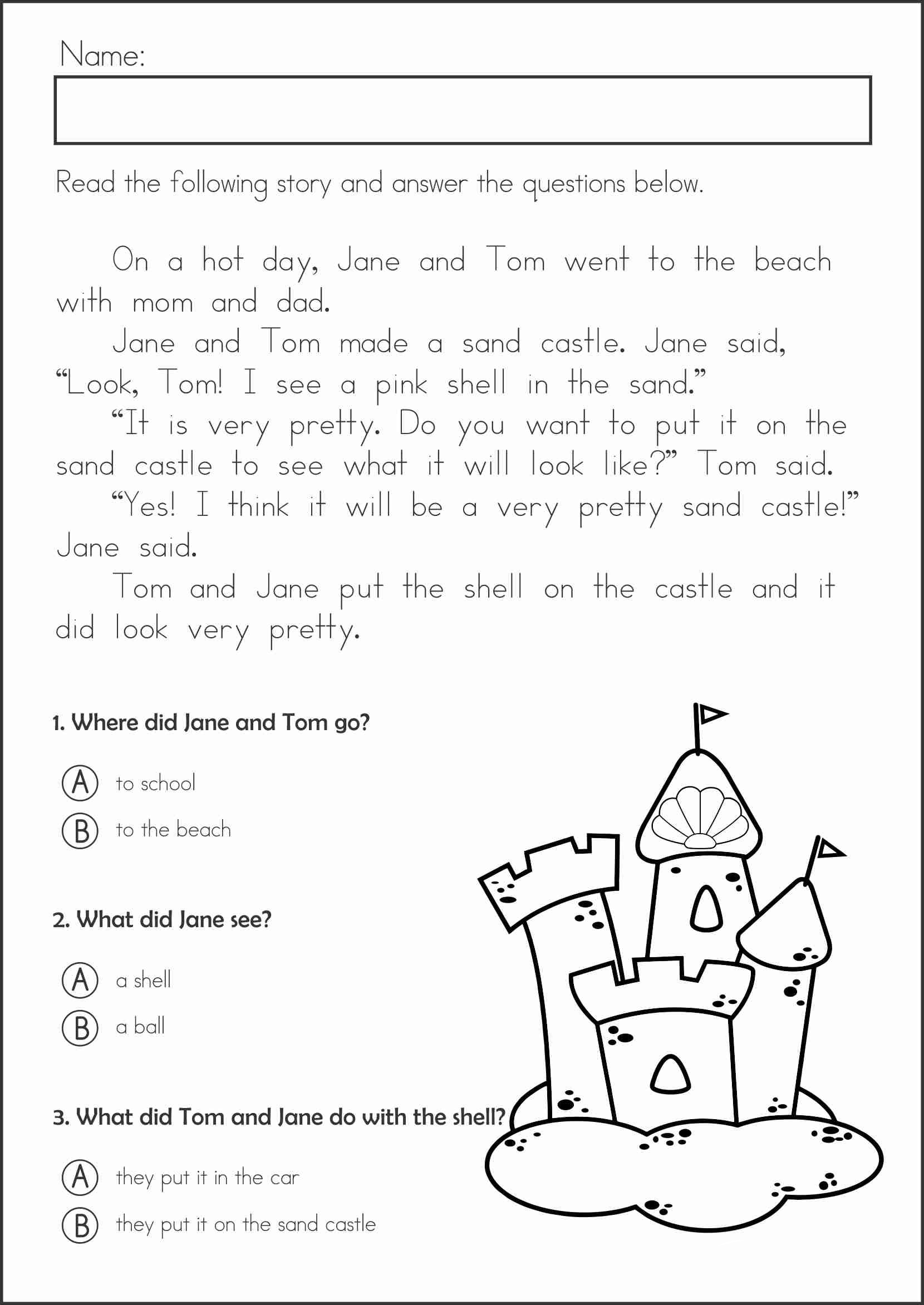 Summer Worksheets - Best Coloring Pages For Kids