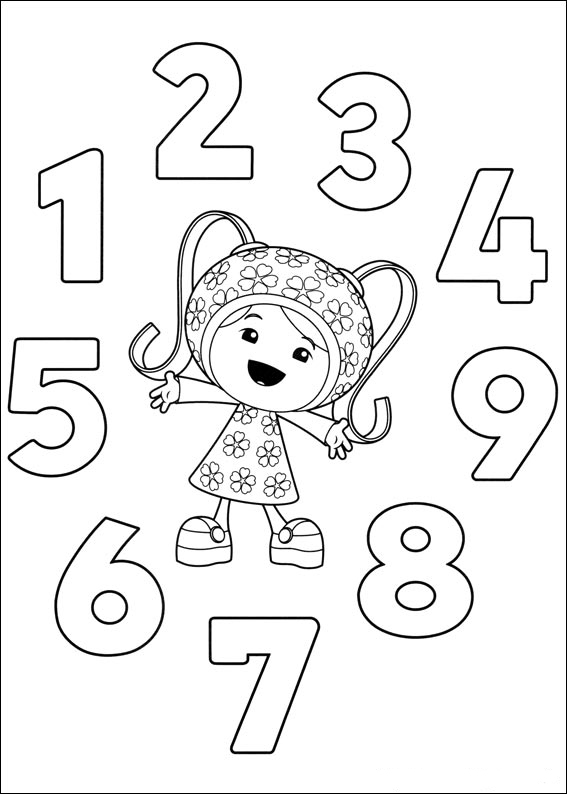 Hudtopics Team Umizoomi Coloring Pages Printable