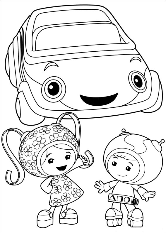 Team Umizoomi Halloween Coloring Pages Umizoomi Coloring Pages