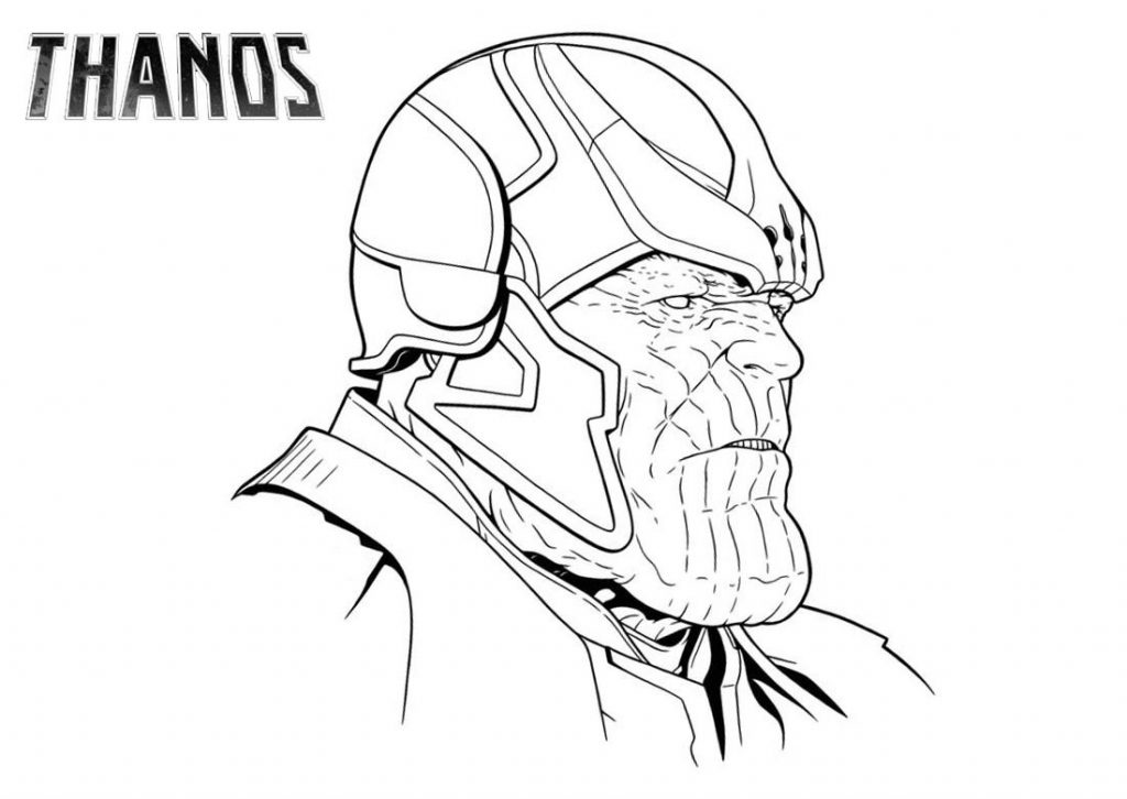 Thanos Avengers Coloring Pages