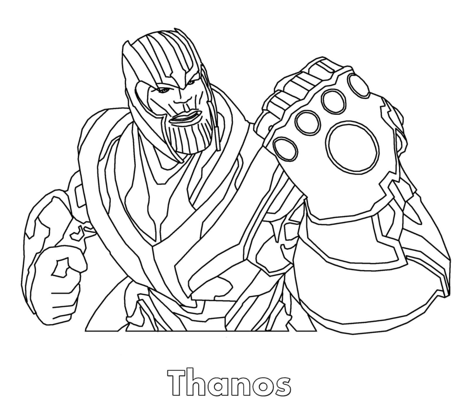 Lego Thanos Coloring Page for Kids - Free Lego Printable Coloring Pages  Online for Kids 