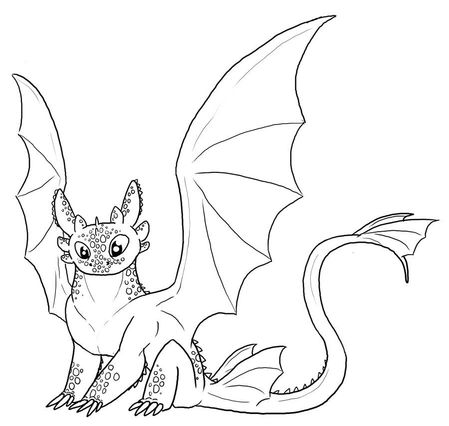 Toothless Coloring Pages - Best Coloring Pages For Kids