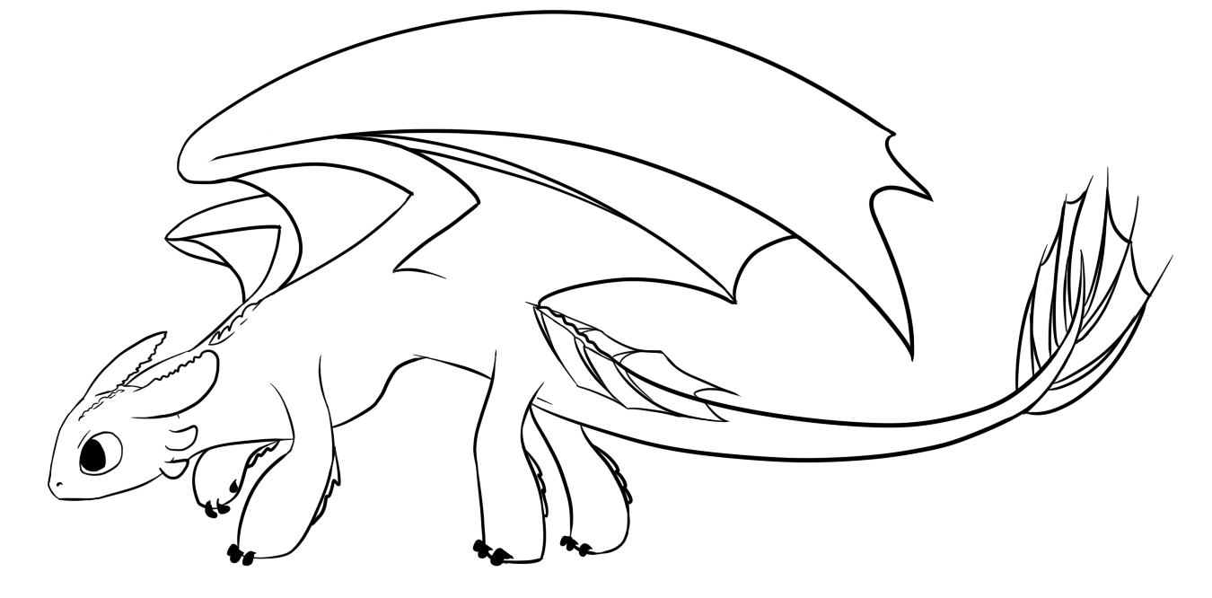 Download Toothless Flying Pages Coloring Pages