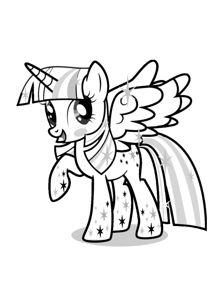 Twilight Sparkle Printable Coloring Pages