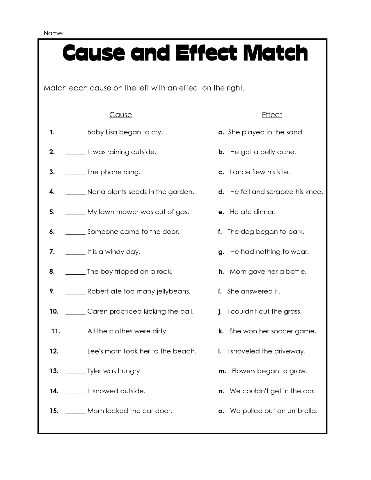 4th Grade Reading Skills Worksheets Free Printable