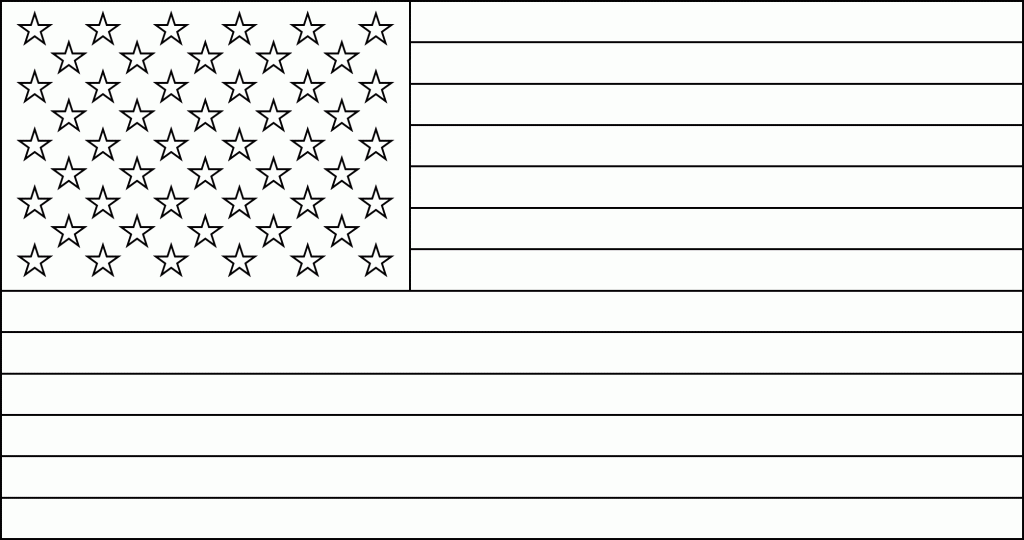 American Flag Day Coloring Page