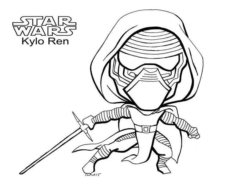 Kylo Ren Coloring Pages - Best Coloring Pages For Kids