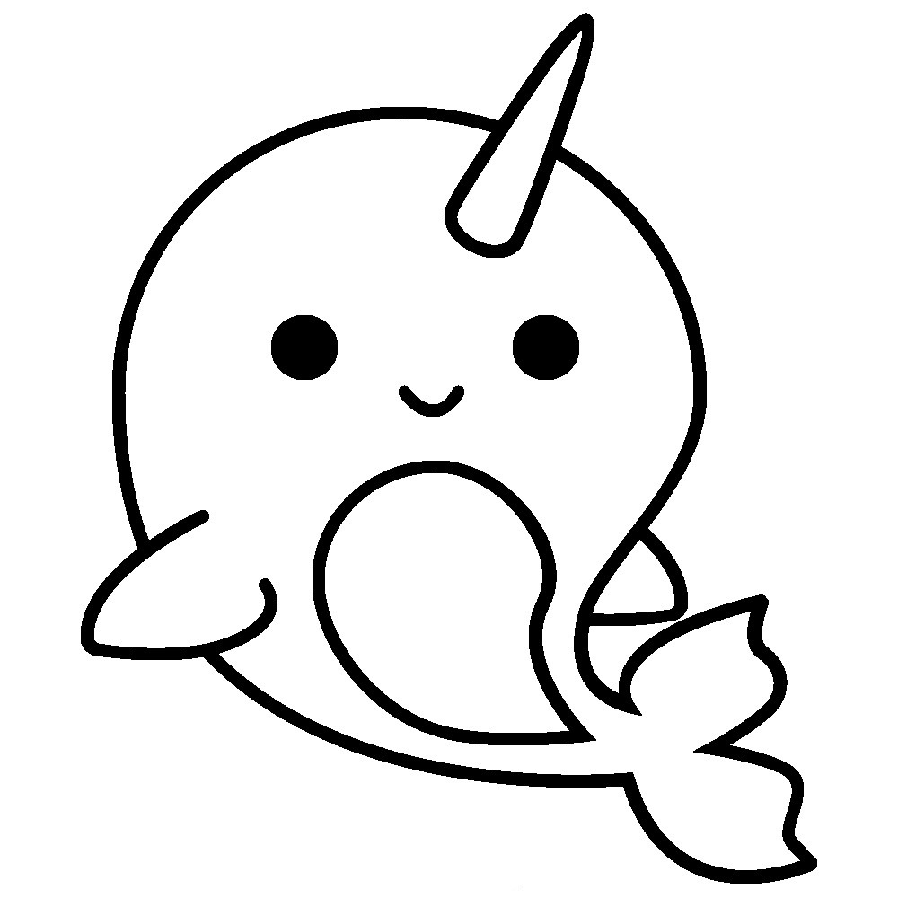 Narwhal Coloring Pages Best Coloring Pages For Kids