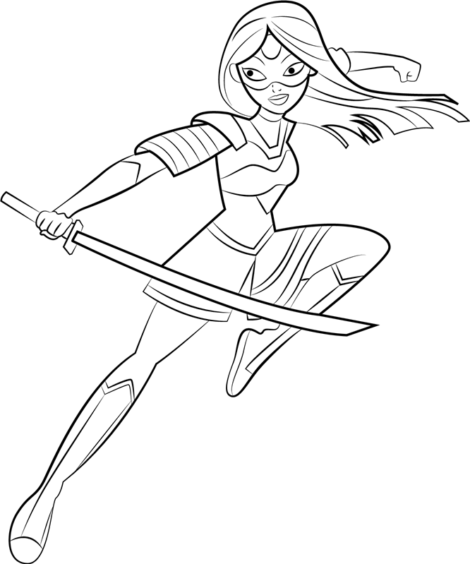DC Superhero Girls Coloring Pages - Best Coloring Pages ...