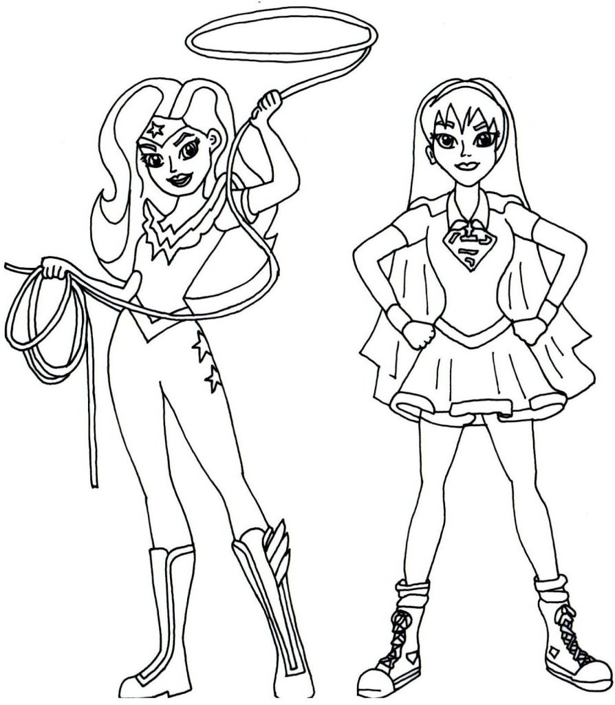 DC Superhero Girls Coloring Pages