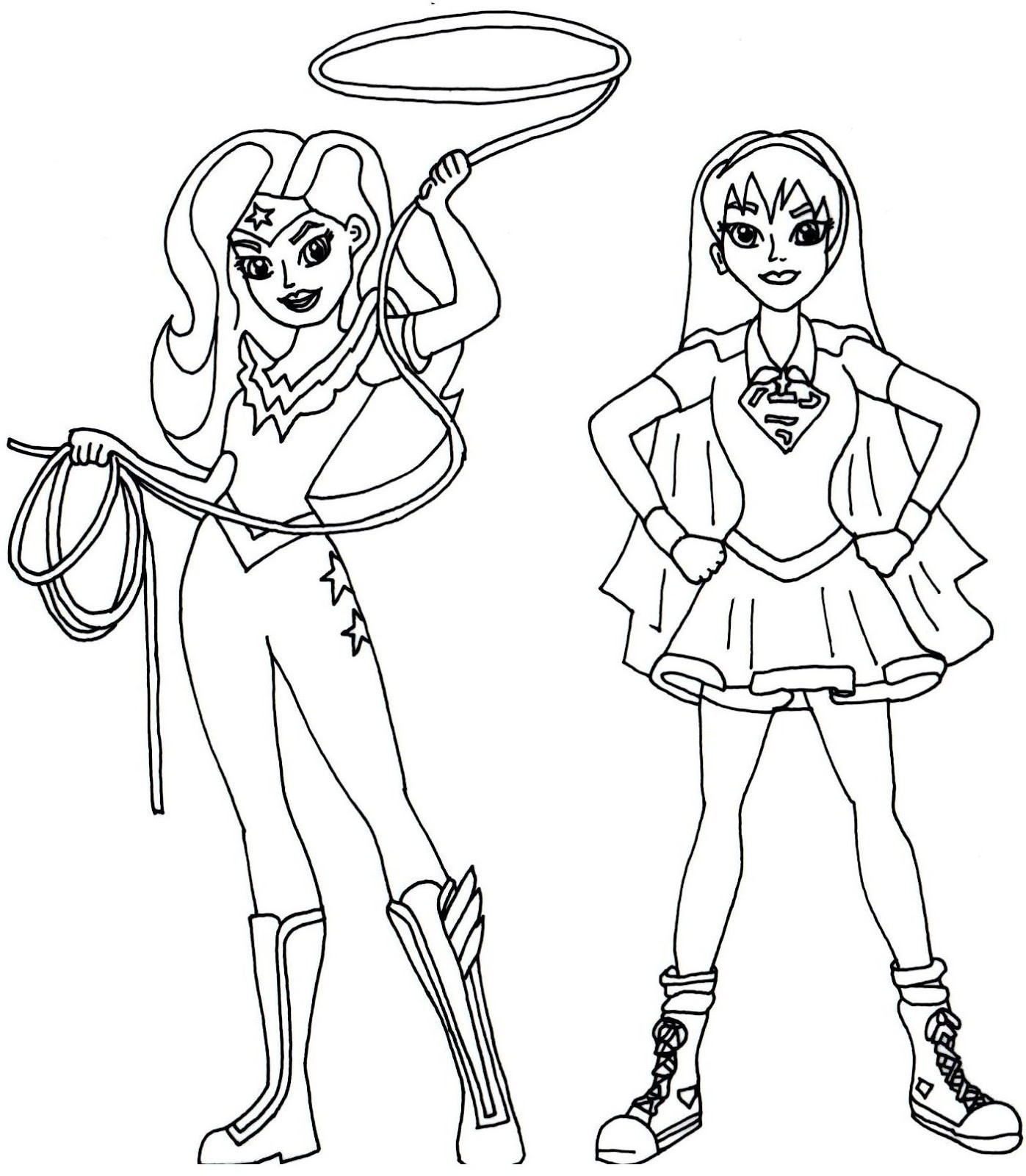 DC Superhero Girls Coloring Pages Best Coloring Pages For Kids