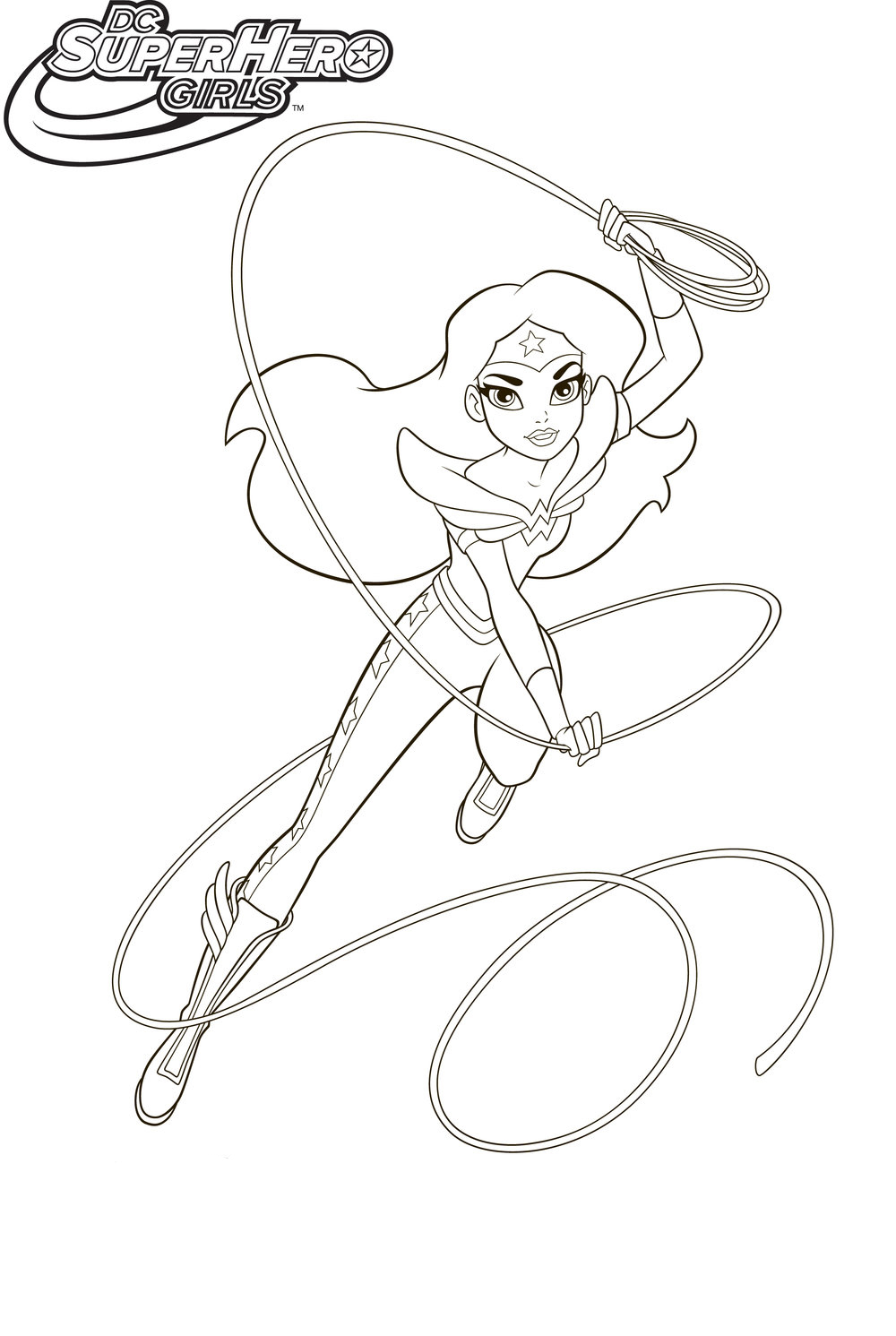 DC Superhero Girls Coloring Pages - Best Coloring Pages For Kids